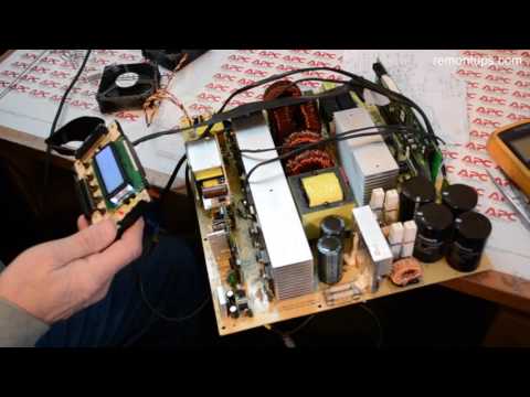 Видео: Ремонт Eaton 9130 - сгорело все....