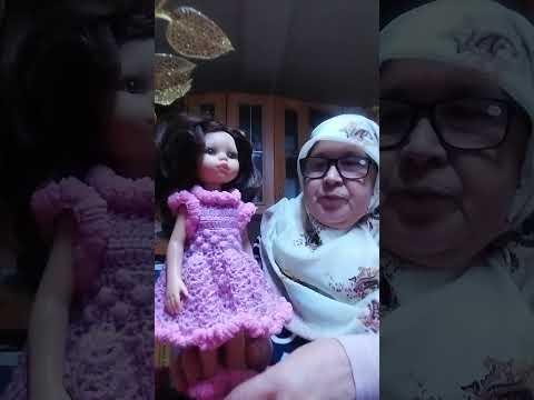 Видео: Обзор готовых  изделий /платье,топик+ шортик/  крючком  для Paola-reina.