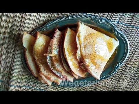 Видео: Самые вкусные блины без яиц на сыворотке. Готовятся очень просто и быстро! Pancakes without eggs