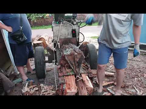 Видео: саморобний гідравлічний дровокол 1частина