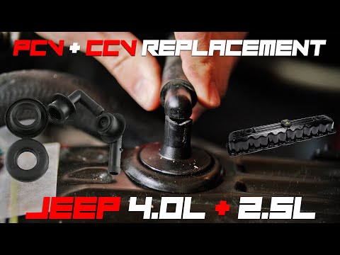 Видео: Замена клапанной крышки PCV/CCV Jeep