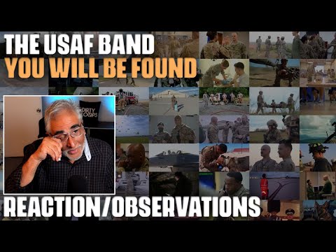 Видео: «You Will Be Found» (Dear Evan Hansen) в исполнении группы USAF Band, реакция/наблюдения музыкант...