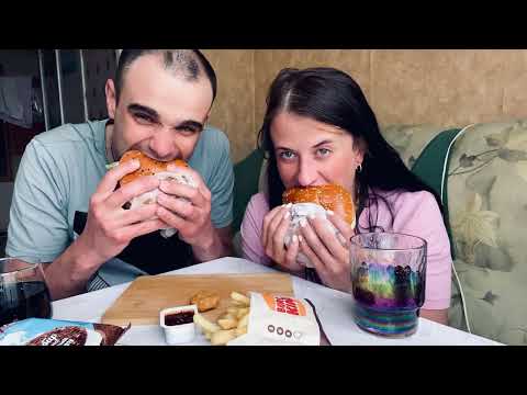 Видео: МУКБАНГ БУРГЕР КИНГ / АНГУС ПАРМЕДЖАНО/ ВОППЕР ПО-ИТАЛЬЯНСКИ #asmr #mukbang #итинг #eating #food