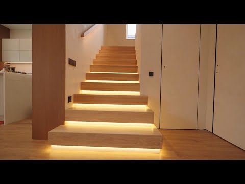 Видео: Лестница из дуба со стеклянными ограждениями в коттеджном посёлке Garden г. Казани #рмкедр