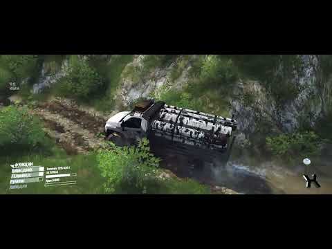 Видео: MudRunner Прохождение карты "Там на узких дорожках 8" №3 автор карты:  KJIAccuk