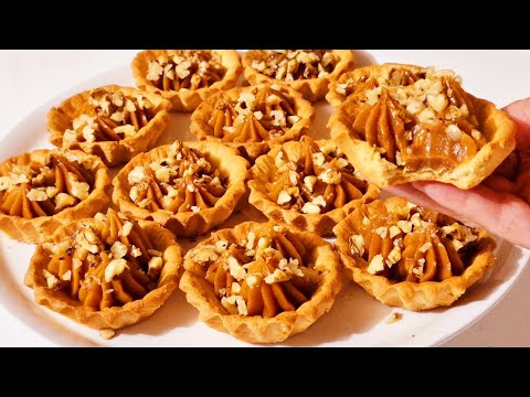 Видео: Тарталетки со сгущенкой / Рецепт тарта / Десерт