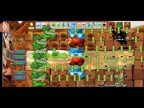 Видео: Проходим Зомби против растений фьюжен мод.