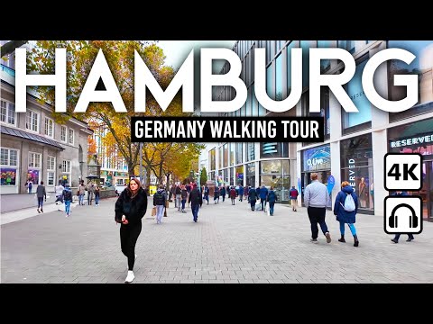 Видео: ГАМБУРГ, Германия 🇩🇪 Пешеходный тур в 4K по Городу Мостов и Культуры