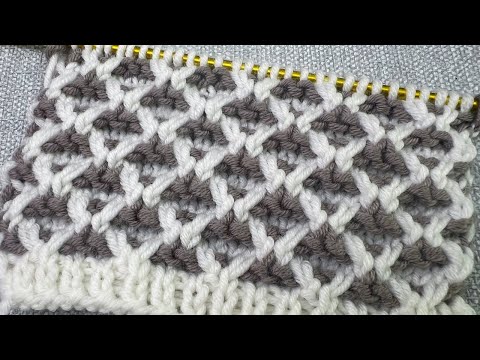 Видео: 🔥УЗОР ИЗ СТАРОГО ЖУРНАЛА.😍 Очень простой и эффектный узор спицами