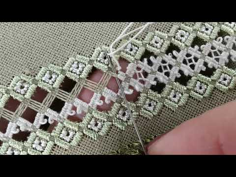 Видео: Як виконати петельку піко |Loop picots| Hardanger embroidery |