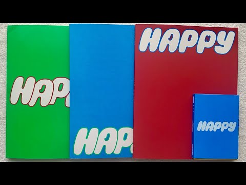 Видео: Распаковка альбома JIN / Unboxing album JIN Happy (Set & Weverse ver.)