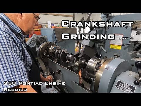 Видео: Шлифовка шатунных шеек коленвала — проворачивание шатунного подшипника — капитальный ремонт двига...