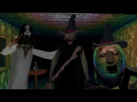 Видео: Прохождение Хэллоуинского обновления в Granny через дверь. 