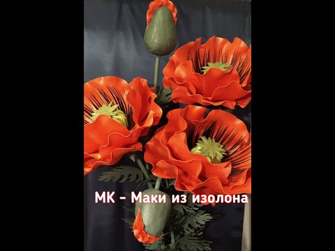 Видео: МК "Маки" из цветного изолона