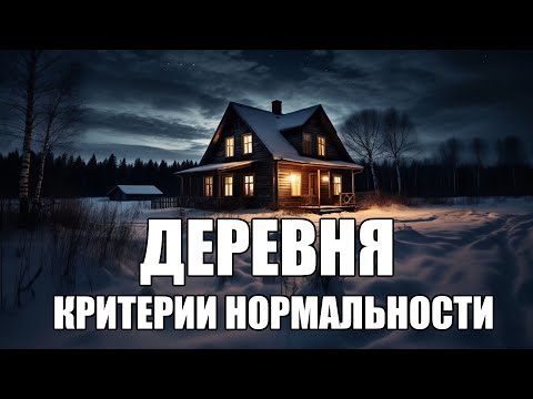 Видео: Страшные истории. ДЕРЕВНЯ. Критерии нормальности.
