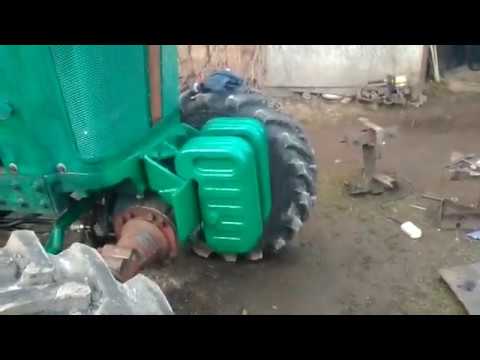 Видео: ЮМЗ Полный привод! ЮМЗ 4х4! Установка  противовесов