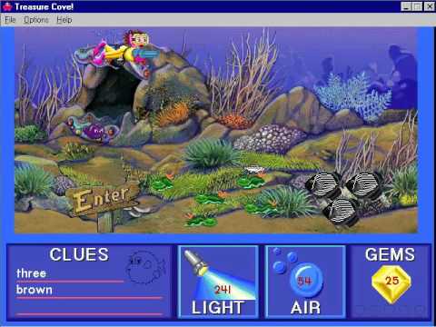Видео: Игровой процесс Treasure Cove! (версия Windows 1997 года)