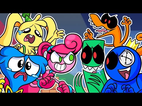 Видео: РАДУЖНЫЕ ДРУЗЬЯ - ПЕСНЯ РАЗРУШЕНИЯ! | Poppy Playtime/Rainbow Friends - Анимации на русском