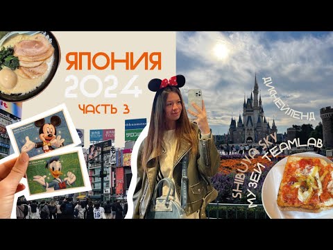 Видео: VLOG:ЯПОНИЯ, токийский ДИСНЕЙЛЕНД | музей TEAMLAB, смотровая площадка на СИБУЯ и РАМЕННЫЕ
