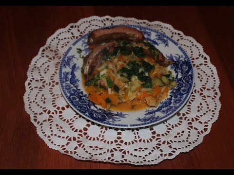 Видео: Овощное рагу со свиными ребрышками или свиные ребрышки с овощами.