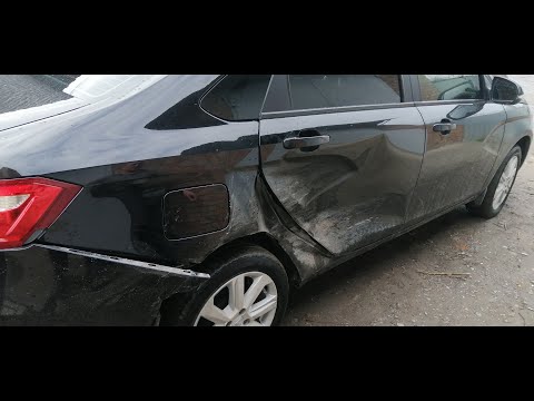 Видео: ЛАДА ВЕСТА.Рихтовка заднего крыла.Кузовной ремонт