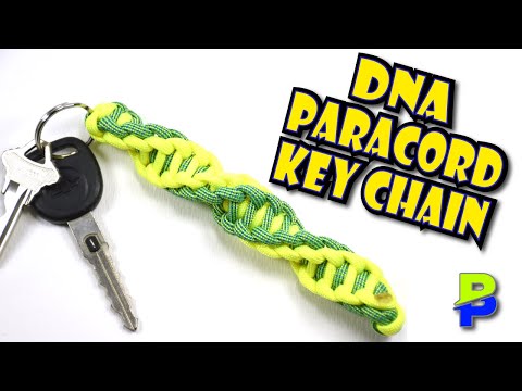 Видео: Брелок-паракорд с дизайном «ДНК» — BoredParacord.com
