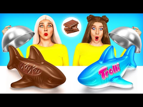Видео: Шоколад против настоящей еды | Безумная кулинарная битва от RATATA POWER