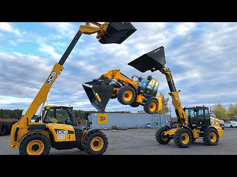 Видео: Полный обзор JCB TM320-Телескопический погрузчик jcb