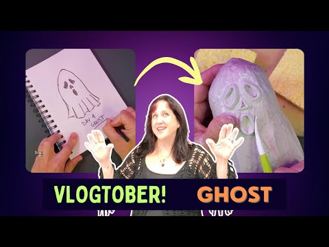 Видео: 31 монстр: как сделать привидение из папье-маше — Vlogtober, день 4