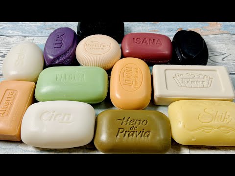 Видео: ASMR soap cutting 💛 Резка мыла АСМР