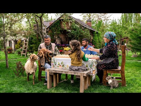 Видео: Деревенские Манты из Говядины на Обед