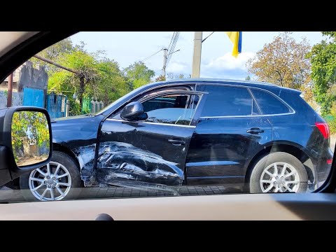 Видео: AUDI Q5.   Боковой.  Повреждения.  Вытяжка СУПЕР МЕГА  каленого металла😁