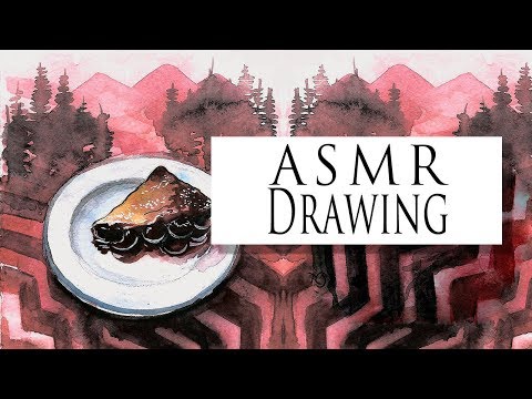 Видео: ASMR Рисование. Мягкая речь. Болталка.\ASMR Drawing. Soft speech.