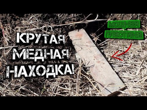 Видео: ЭТА МЕДНАЯ ПЛАСТИНА ВЫТЯНУЛА КОП 👍. Коп цветного металла.