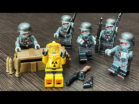 Видео: ВОЕННЫЕ немцы ЗОМБИ - АПОКАЛИПСИС?! Посылка ЛЕГО!