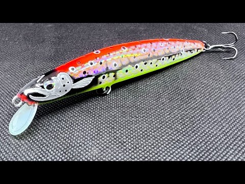 Видео: Handmade Japanese style minnow wobbler. Best lure! Воблер ручной работы. Лучшая приманка!