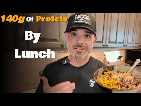 Видео: 140 г белка на ОБЕД?! Смотрите, как я это делаю!