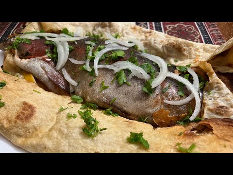 Видео: Իշխան ձուկ լավաշով,համեղ տարբերակ -Ишхан(Форель) в лаваше👍