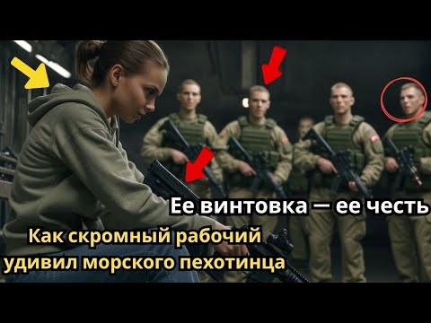 Видео: Она чистила оружейный отсек, пока морпех не вручил ей винтовку и не сказал: «Дайте ей закончить».