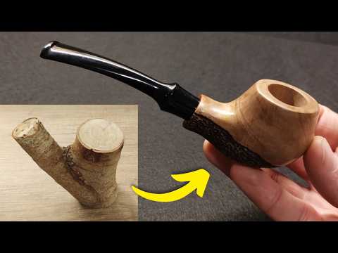 Видео: Трубка ручной работы из древесины «Мадроньо», без бриара - Электроинструменты для любителей