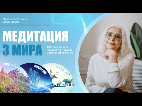 Видео: Медитация "Три мира" | Яковлева Е.Л.