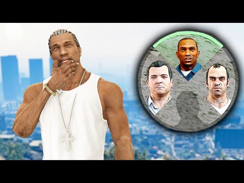 Видео: Это GTA 5, но СИДЖЕЙ ВМЕСТО ФРАНКЛИНА!! (Моды ГТА 5)