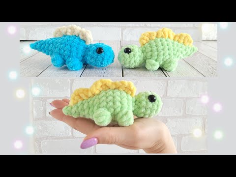 Видео: 🦕НЕСЛОЖНЫЙ ДИНОЗАВР ИЗ ПЛЮША КРЮЧКОМ🦕Dinosaur Crochet Tutorial🦖Gehäkelter Dinosaurier
