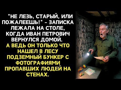 Видео: Валя ушла за грибами и исчезла  А через неделю Иван Петрович нашел её платочек в подземном бунке
