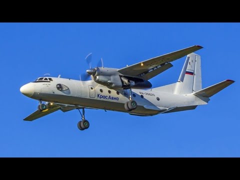 Видео: Таксимо (TKM) — Красноярск Емельяново (KJA) Ан-26-100 а/к КрасАвиа