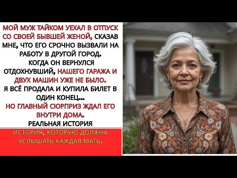 Видео: Муж вернулся из "командировки" с бывшей женой — а я уже продала гараж и две машины. Но это не всё …