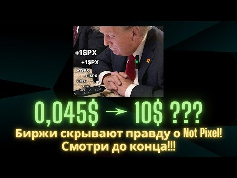 Видео: Not Pixel цена $1 реальна ???? Детальный разбор + прогноз