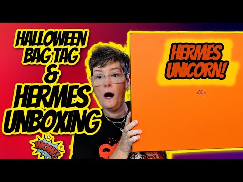 Видео: Пакетная бирка на Хэллоуин и ОГРОМНАЯ распаковка Hermes