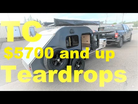 Видео: 5700 долларов и выше TC TEARDROP TRAILER