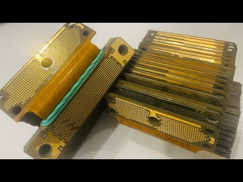 Видео: Золото с богатой ламели с медицинской техники 